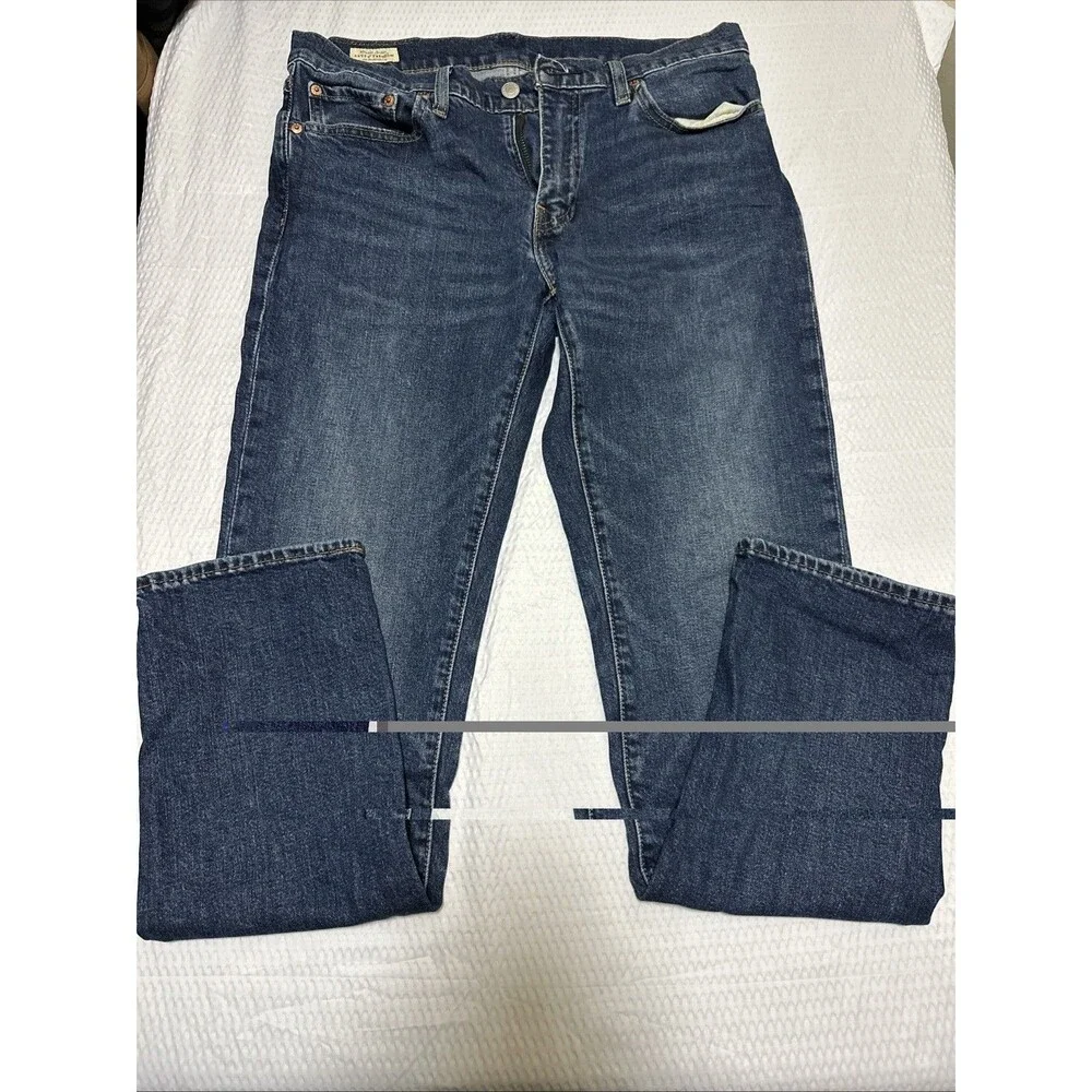 Levi's Premium Lot 511 Slim Dark Blue Jeans 33x32